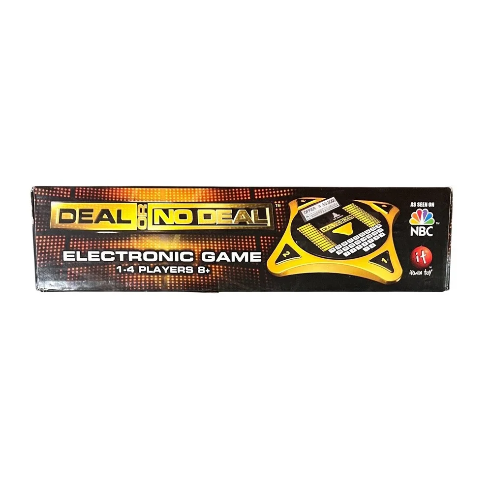 Deal or No Deal Electronic Game Toy NBC Tabletop 1-4 Players 2006 NEW